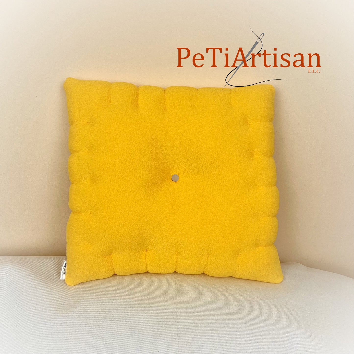 Cheese Cracker Pillow