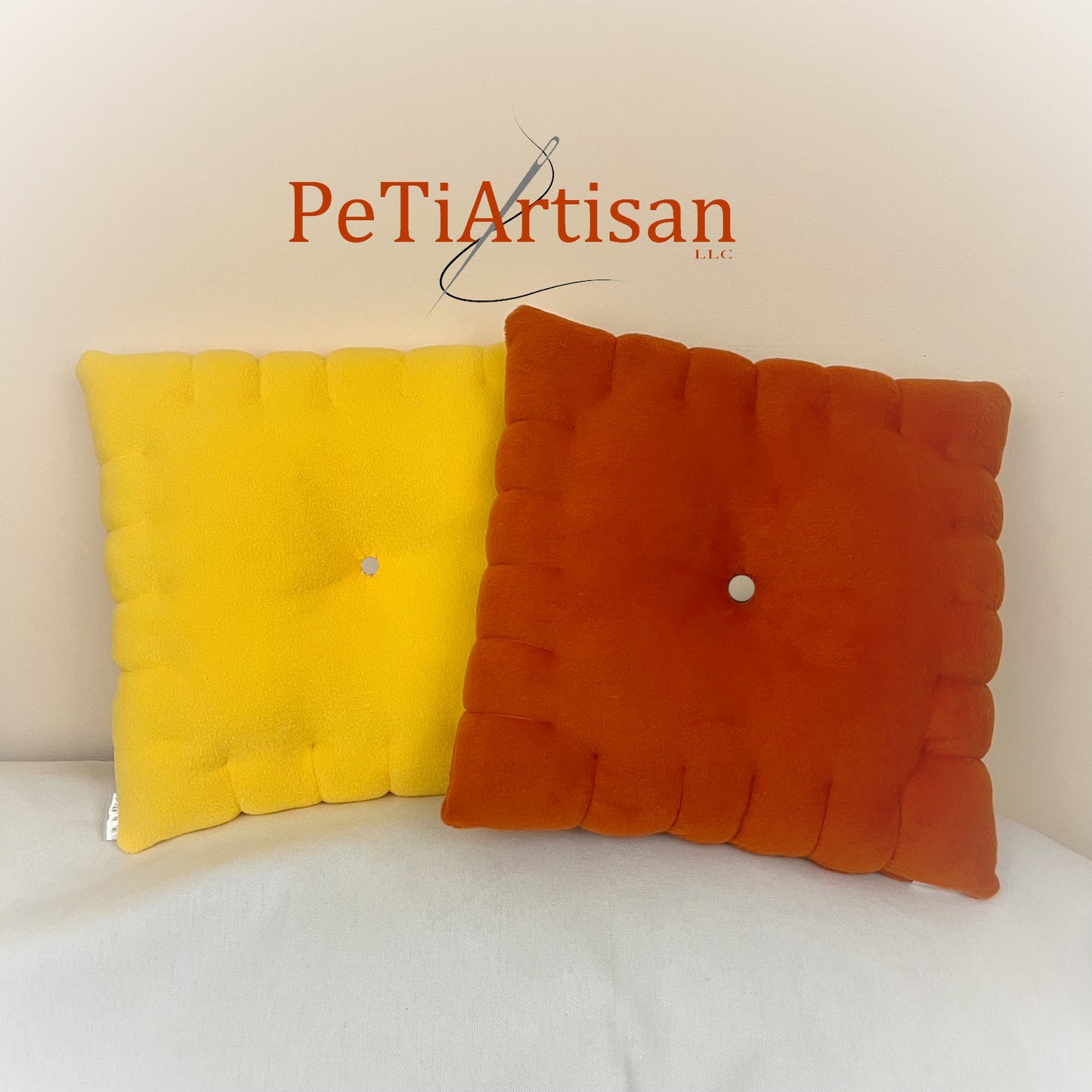 Cheese Cracker Pillow